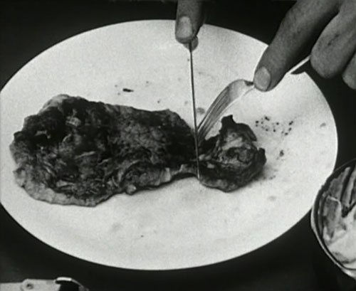 Tony MORGAN Resurrection (Beefsteak), 1968 16mm black and white film, with sound 8min 25secs 2 cans x 2 *black and white stock 1 can x 1 *colour stock