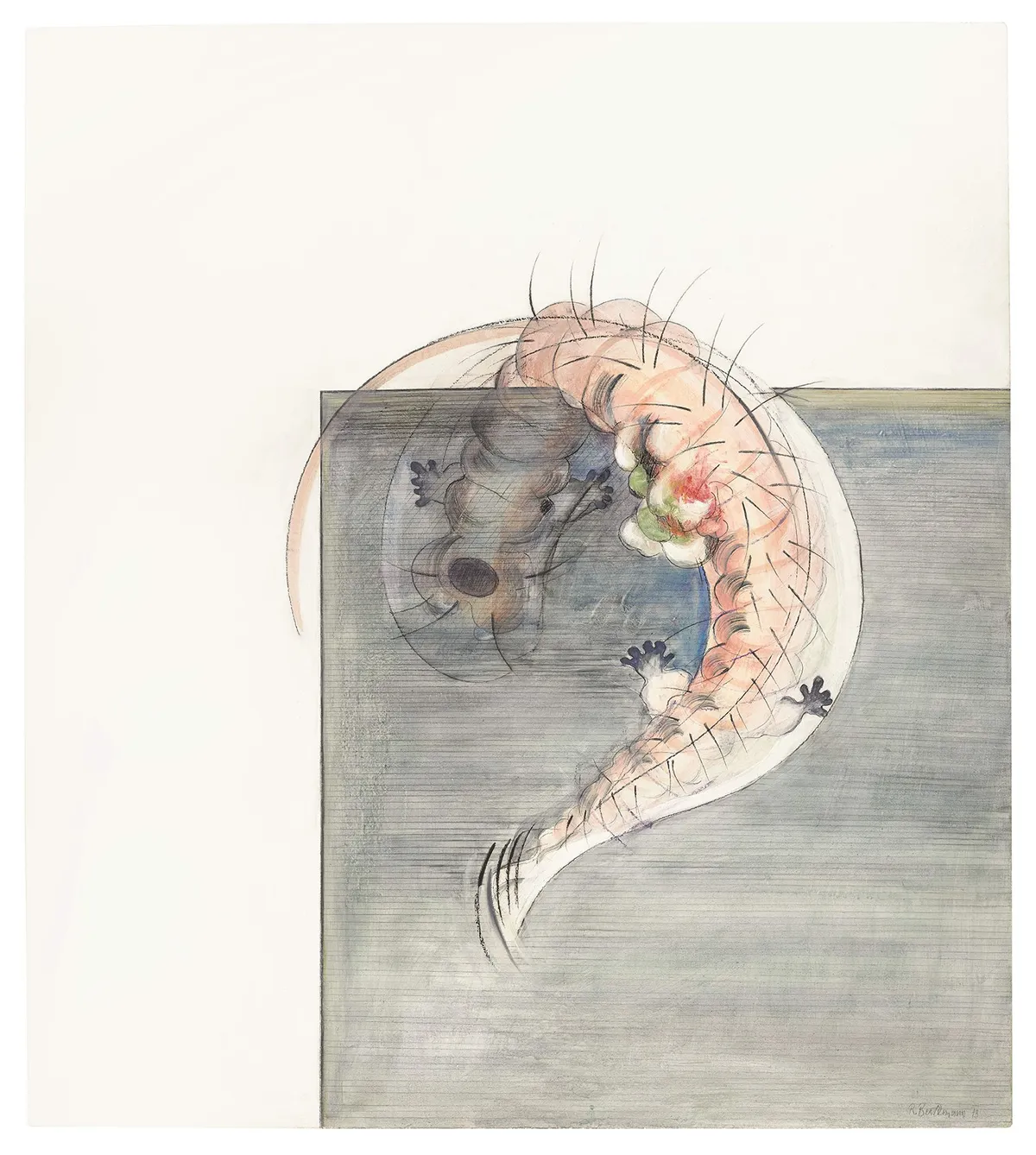 Renate BERTLMANN, Uber Die Mauer [Over The Wall], 1973