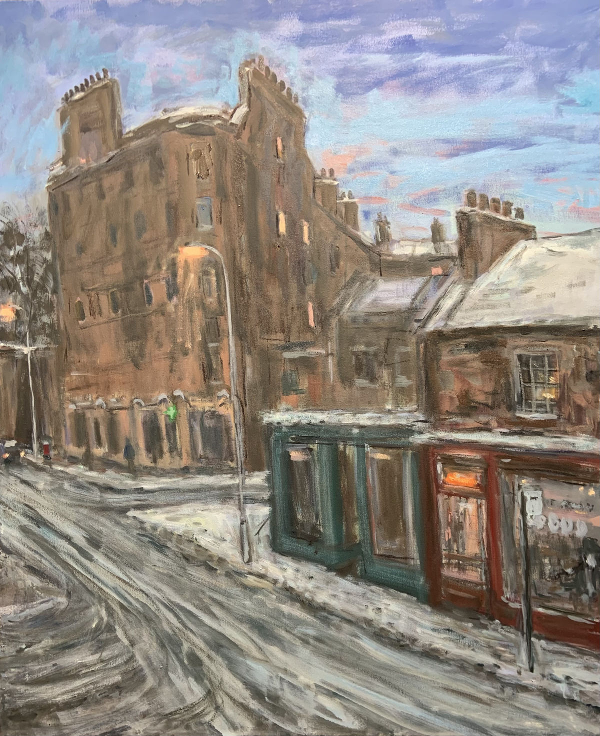 Stockbridge in the Snow