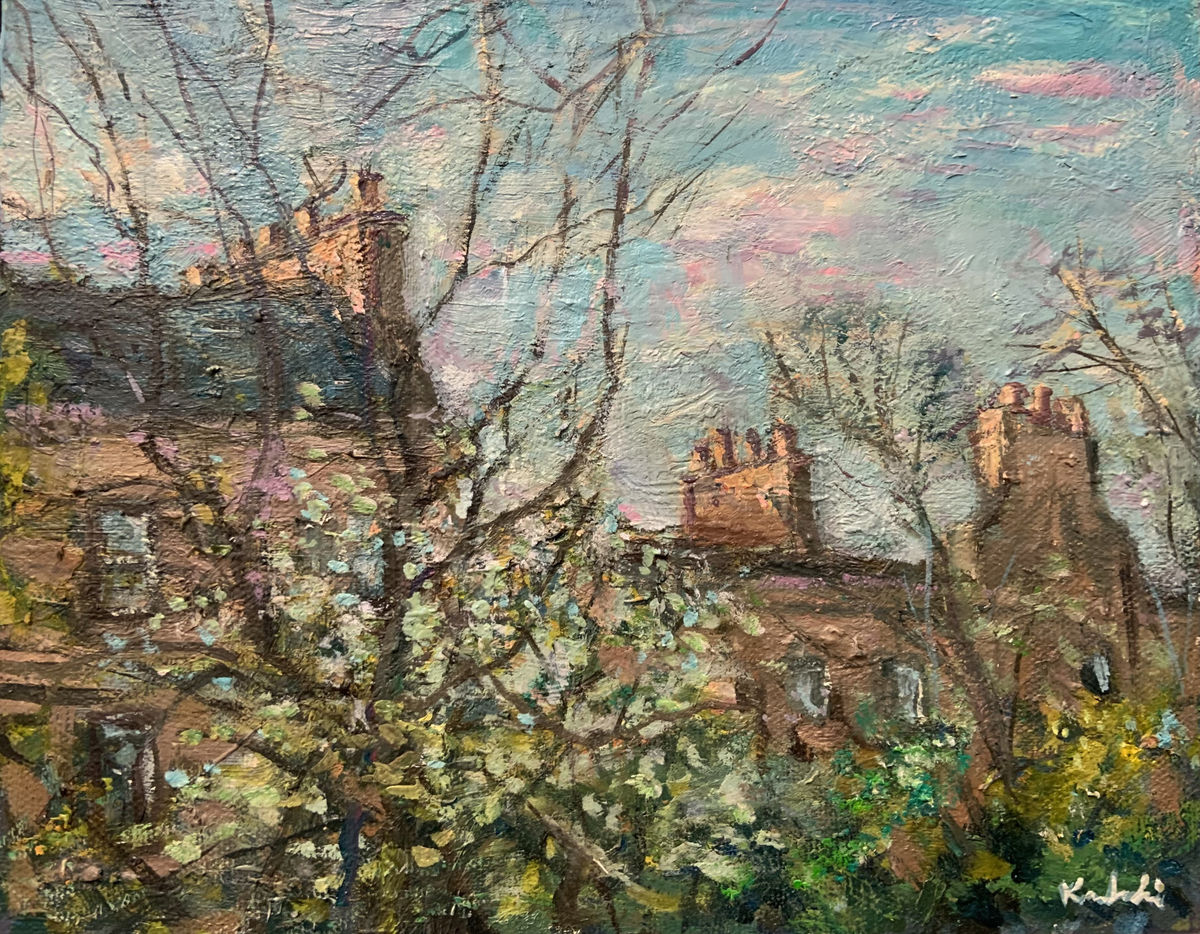 Spring Garden Twilight