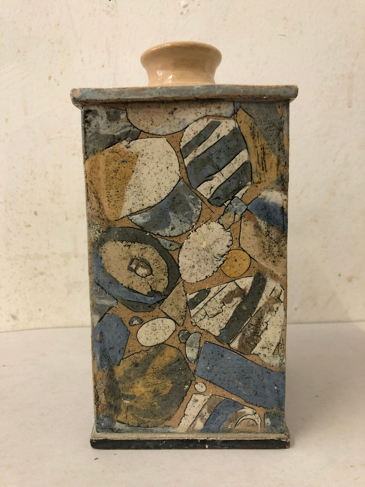Untitled (Blue and Brown Vessel)