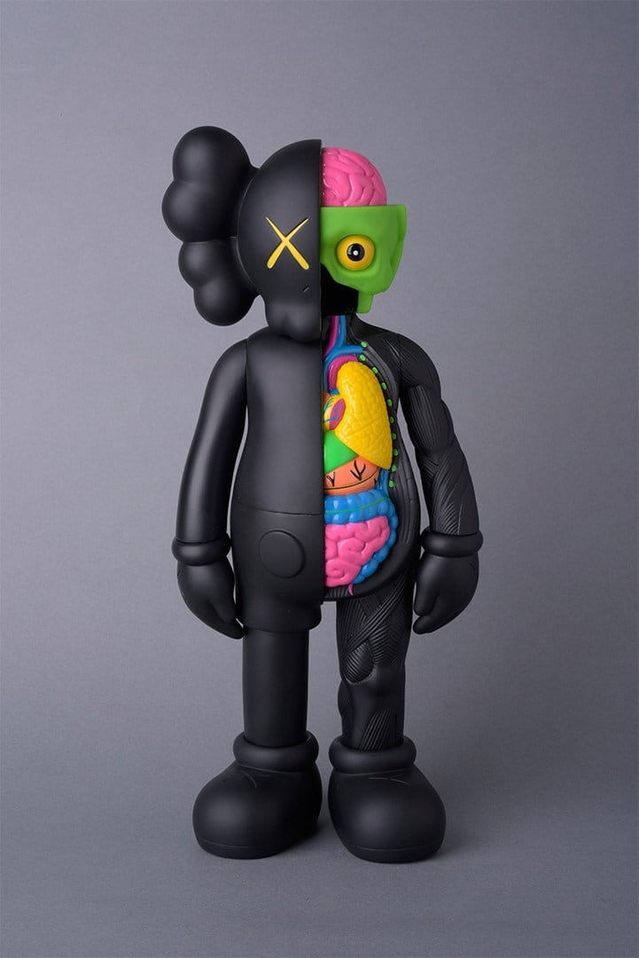KAWS, COMPANION Open Edition (Flayed Black), 2016 | The Wall art
