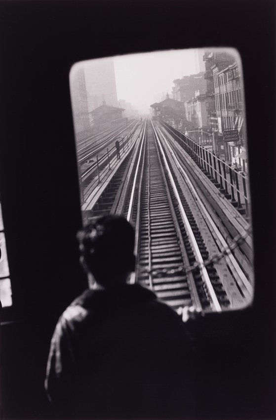 New York City, Third Avenue El., 1954