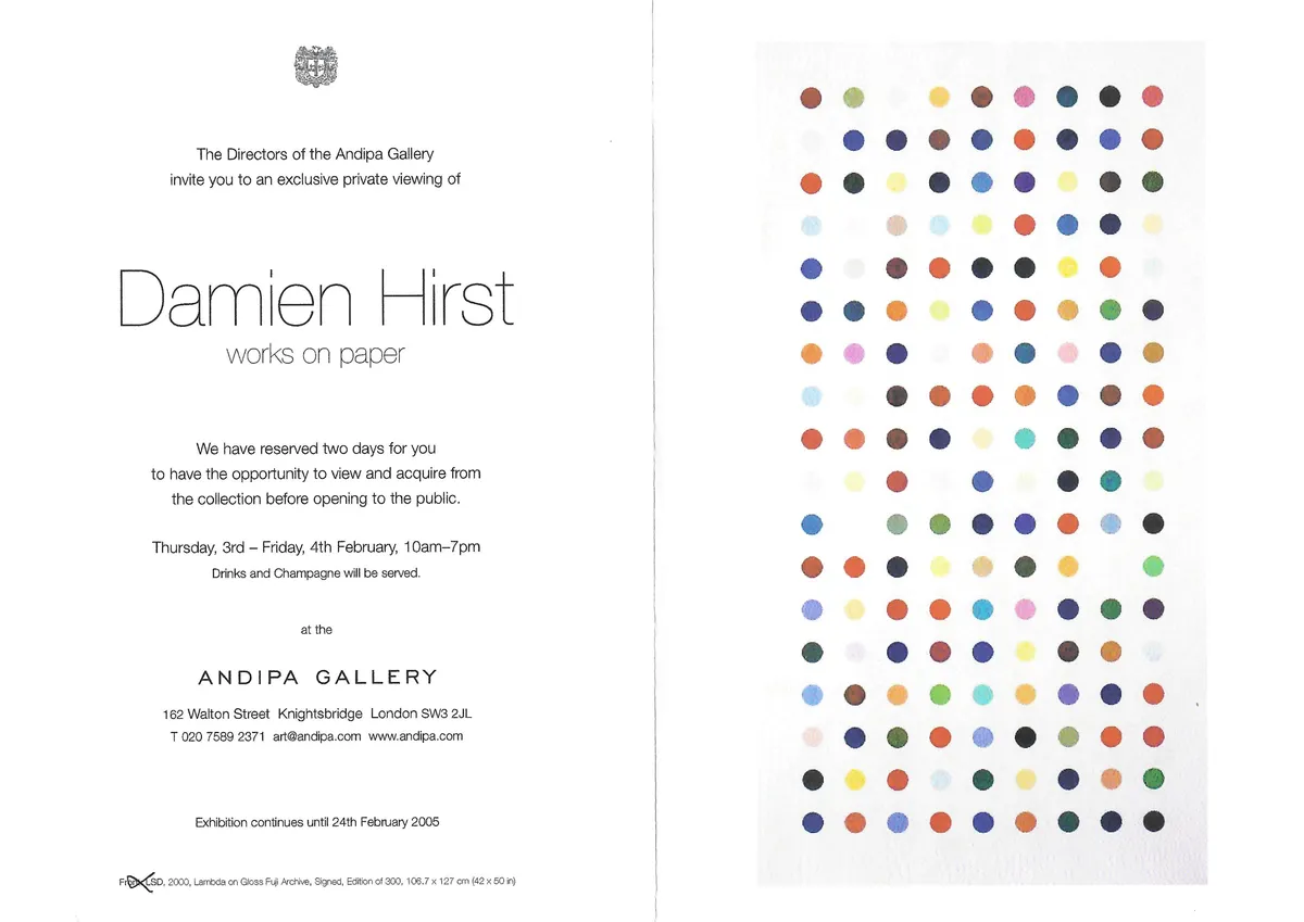 ダミアン・ハースト版画販売中｜サイン入りエディション｜Andipa Editions