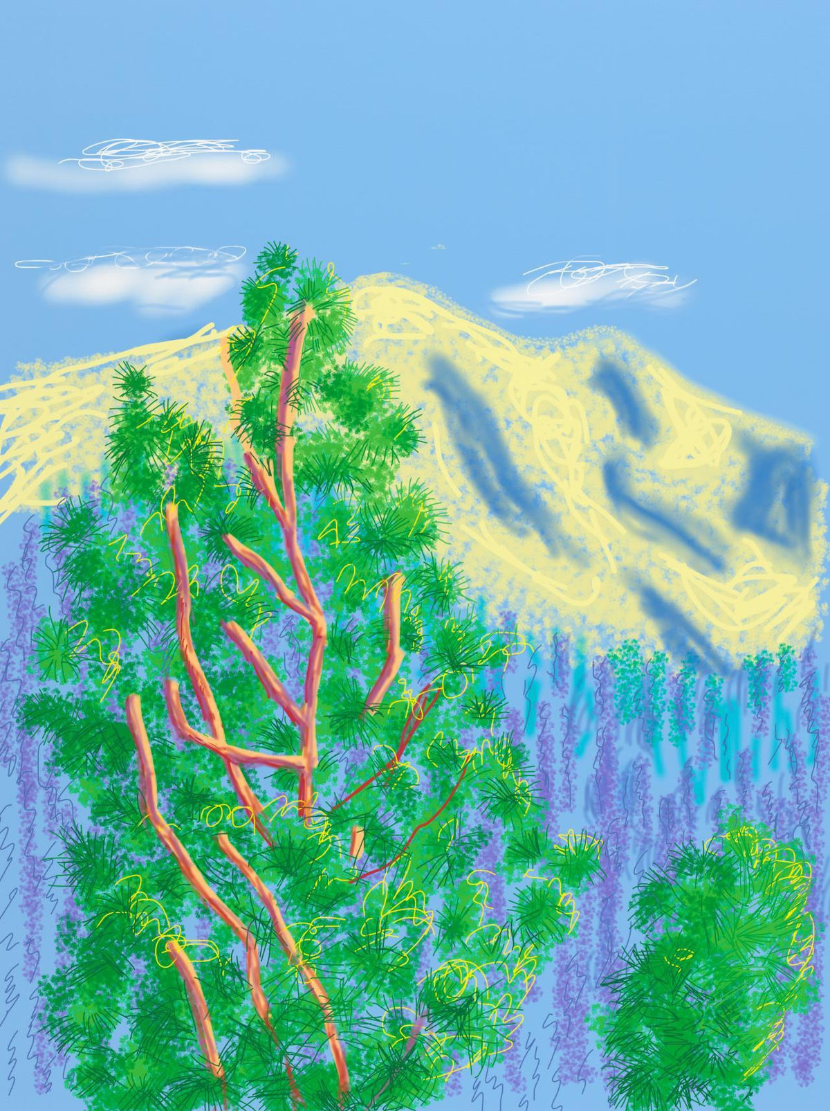 David Hockney Yosemite Suite No.9 For Sale | Andipa Editions