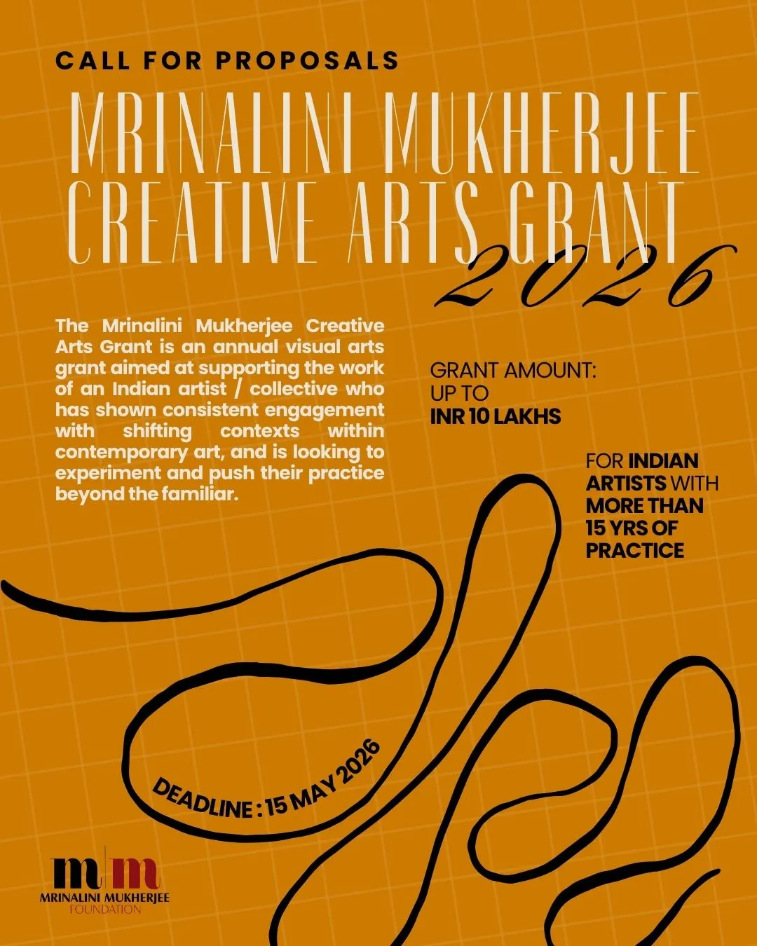 Call for proposals | Mrinalini Mukherjee Creative Arts Grant 2026 Deadline - 15 May 2026