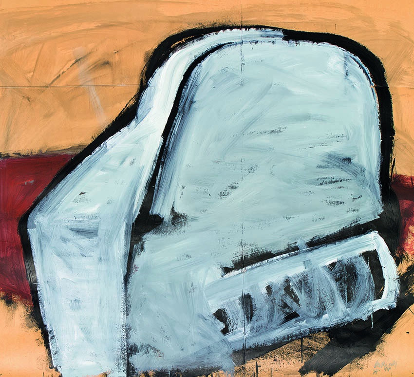 O.T., 1981, Mischtechnik auf Papier, 109,7 x 111 cm