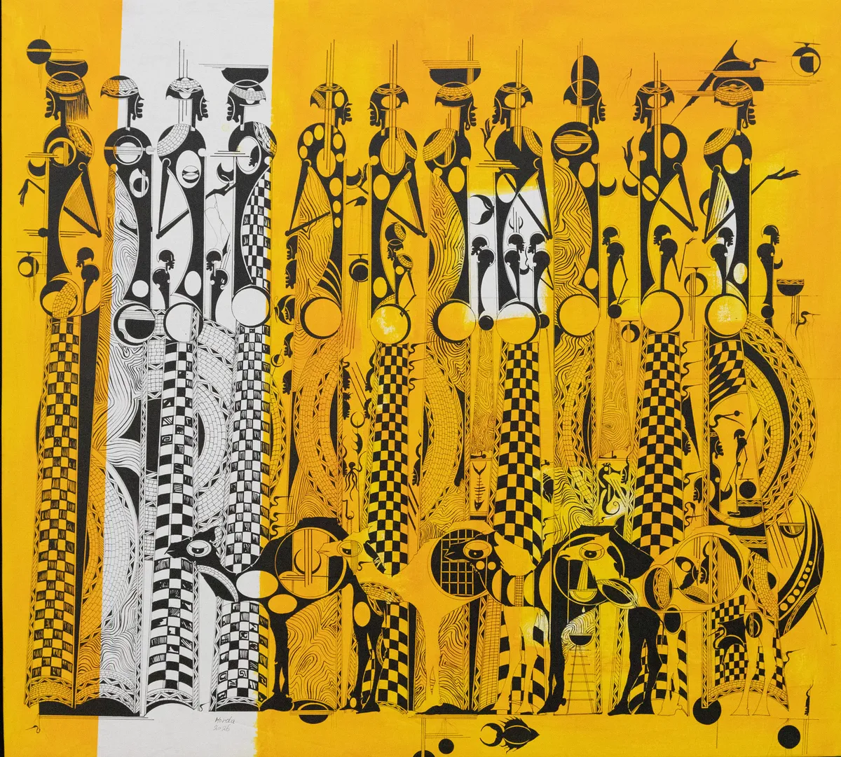 Group exhibition of Sudanese artists Circle Art Gallery Two