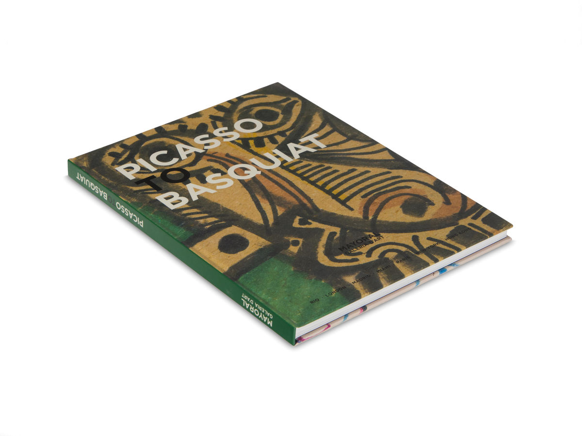 Book cover of Picasso to Basquiat catalogue show by Galeria Mayoral