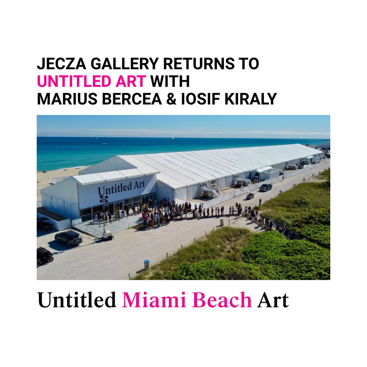 We are returning to Untitled Art Fair, Miami