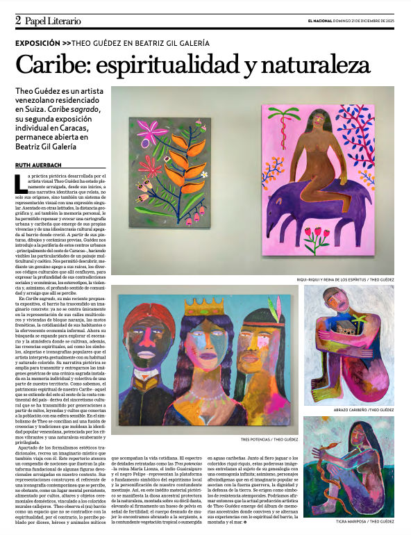 Caribe: espiritualidad y naturaleza , Papel Literario - El Nacional
