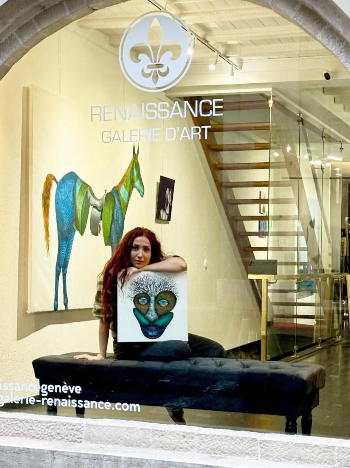 Press: Sara Ashrafi at Renaissance Galerie d’Art featured by ByTheLake