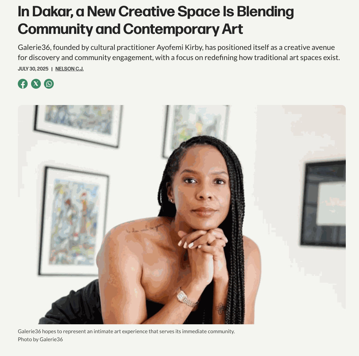 Okay Africa: In Dakar, a New Creative Space Is Blending Community and Contemporary Art