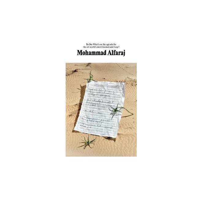 FRIEZE FEATURES MOHAMMAD ALFARAJ & AHAAD ALAMOUDI