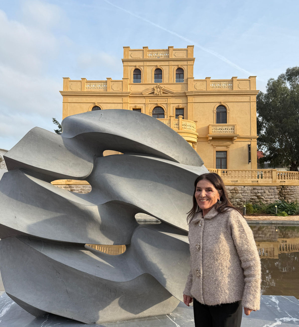 Ikram Kabbaj at the Villa Carl Ficke in Casablanca