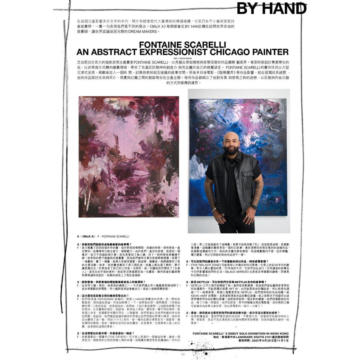 Fontaine Scarelli - An Abstract Expressionist Chicago Painter