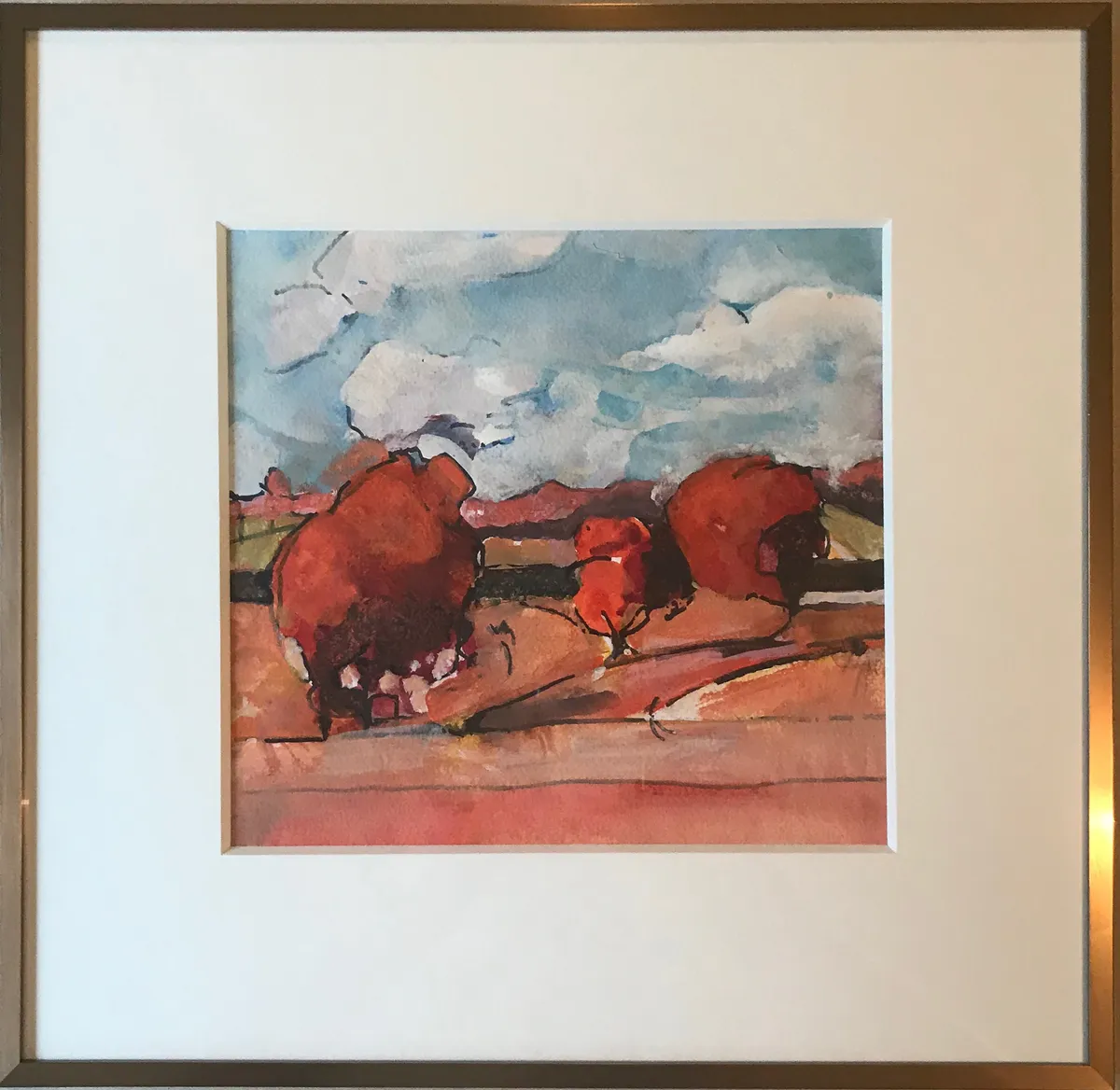 Melton - a watercolour by Will Cutts