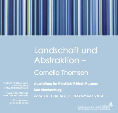 Solo Exhibition in the Friedrich-Froebel Museum, Germany
