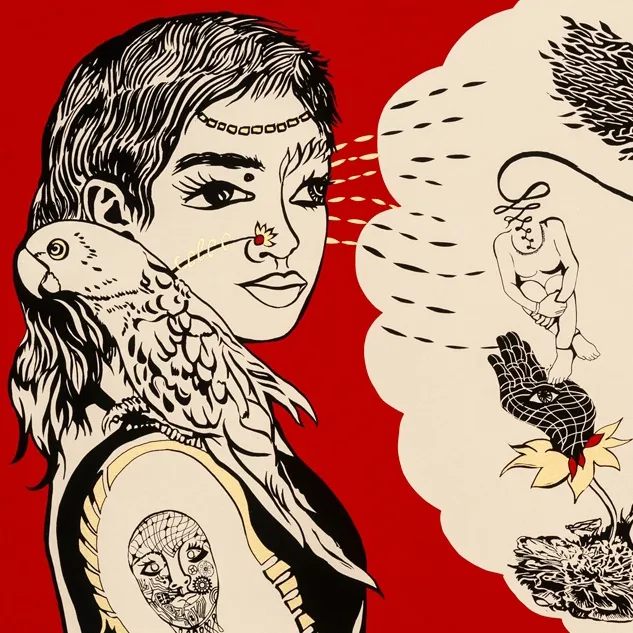 Chitra Ganesh Durham Press Prophecy Screenprint Edition