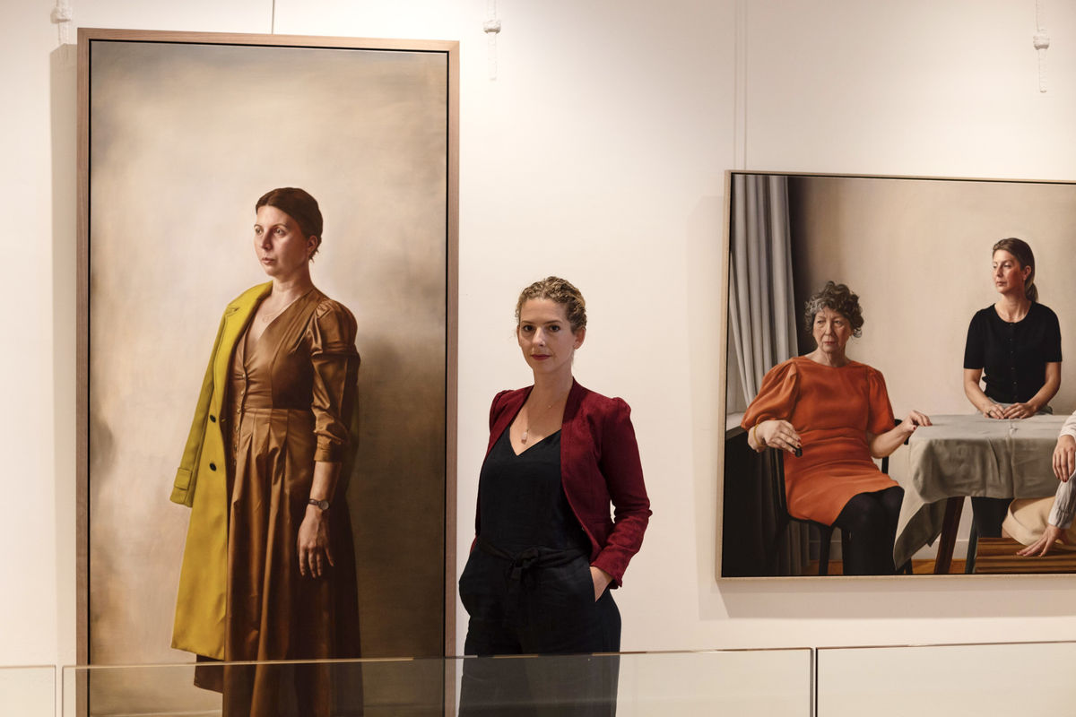 Rosa Boomsma in Rijnmondiaal Biennale exhibition at the Museum Vlaardingen