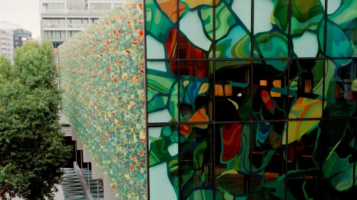 New Zealand International Convention Centre Opens Featuring Sara Hughes’ Monumental 'Iwi Rau'