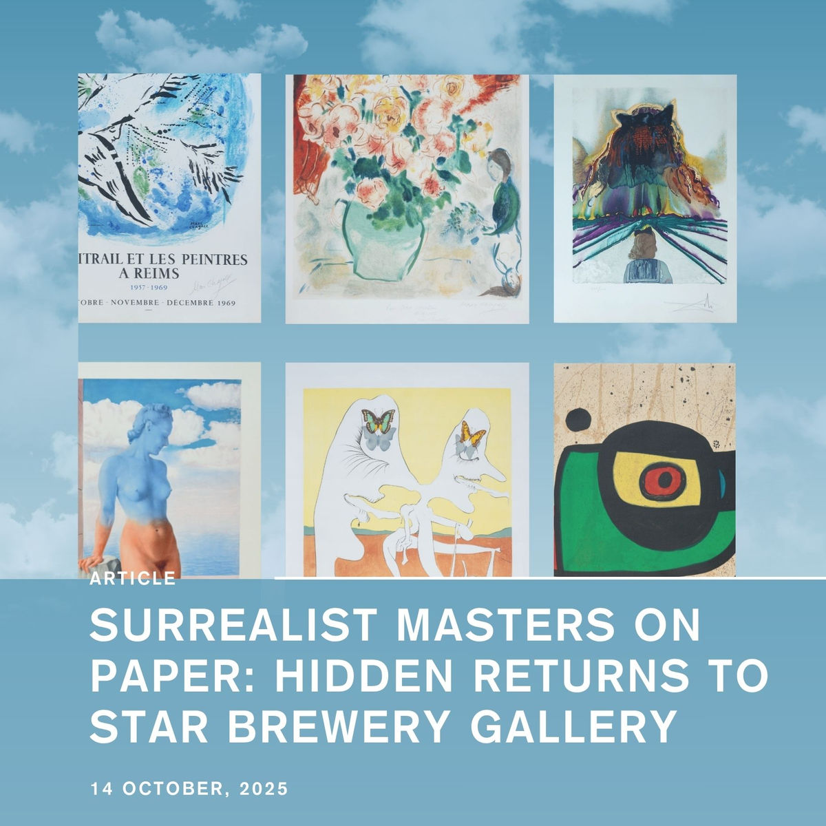 Surrealism: Dali, Chagall, Miro & Magritte Hidden returns to Lewes