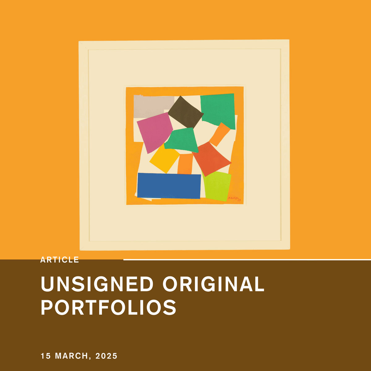 Explore Original Unsigned Portfolios by Matisse, Chagall and More