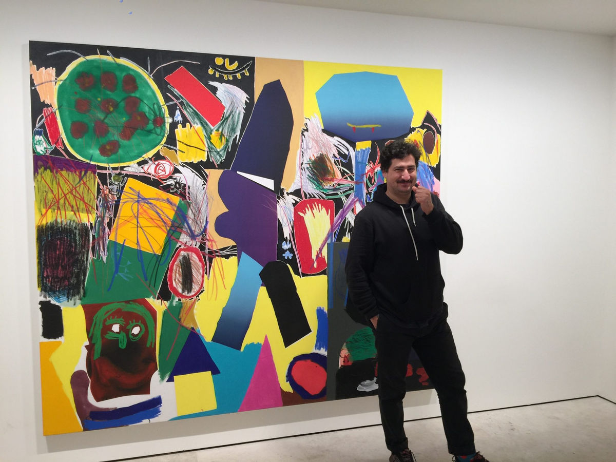 A symbolic moment for Jannis Varelas during Art Brussels at Maruani Mercier 