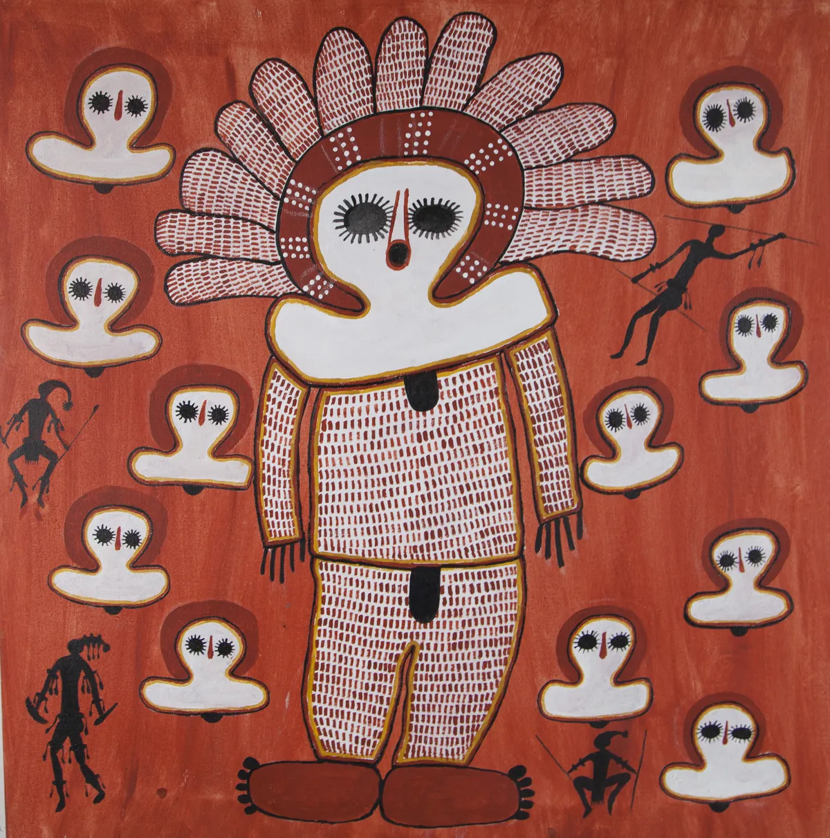 Burnarri Anja (Many Birds) + Wandjinas