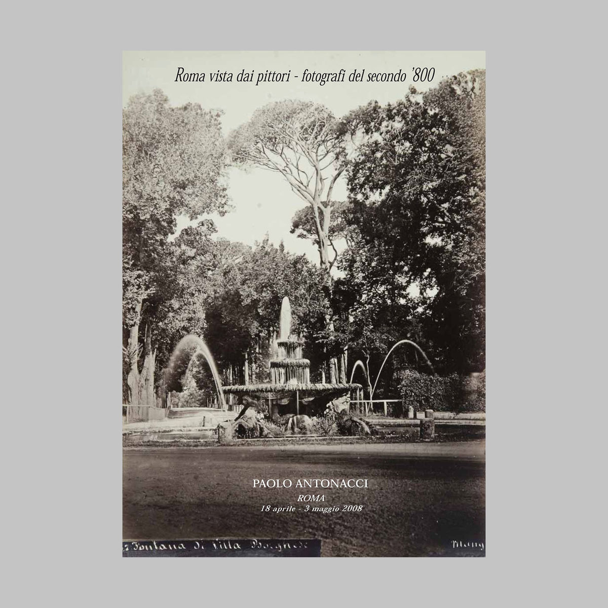  Rome seen by painters - photographers of the late 19th century