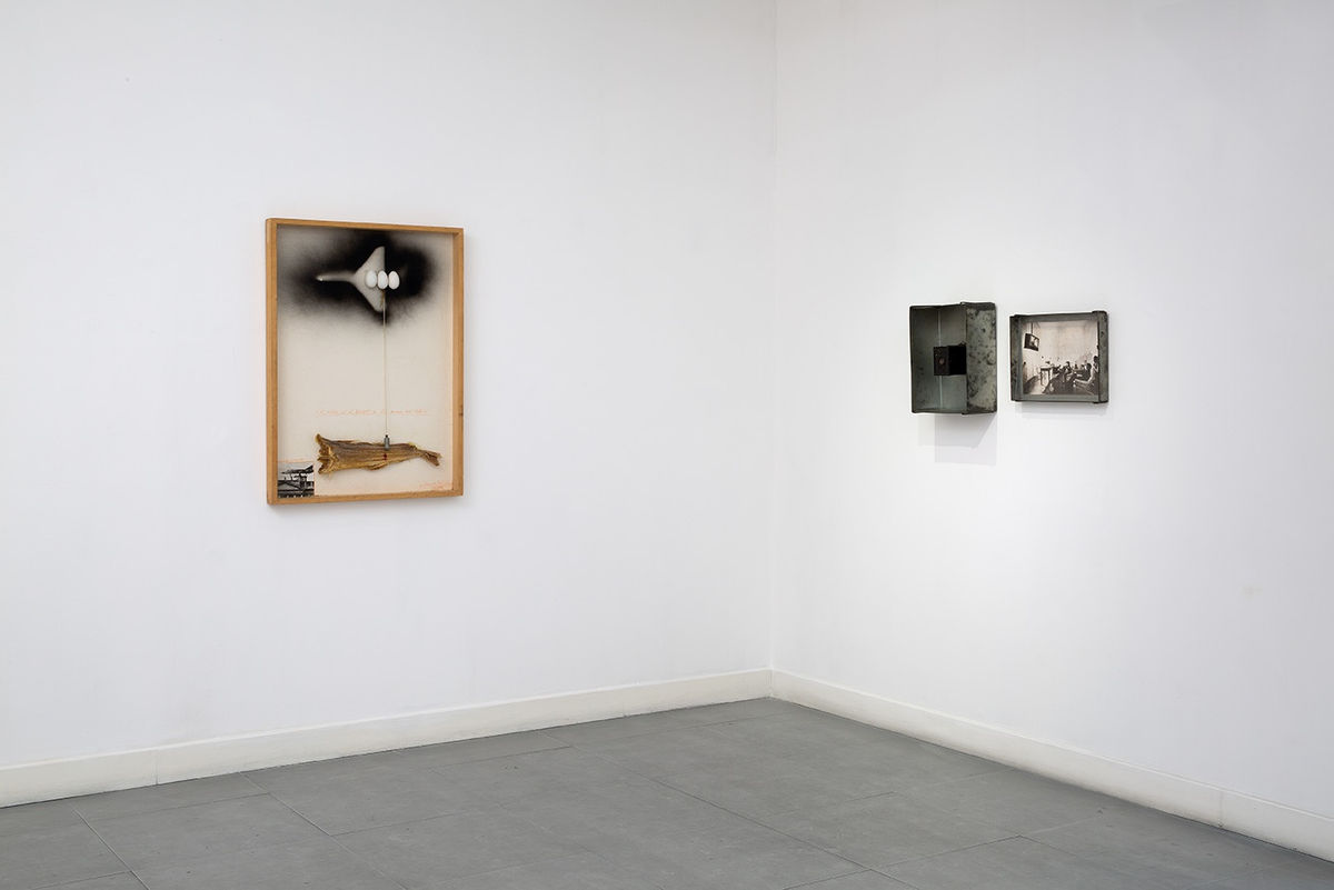 Installation view of The Last Art-of-Peace Biennale at Richard Saltoun Gallery (13 February - 20 March 2015)