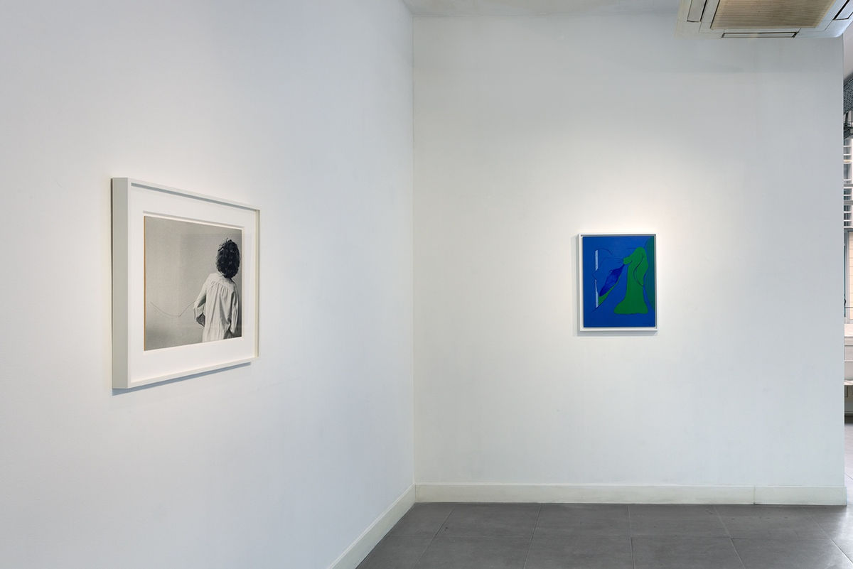 Installation view of "Helena ALMEIDA Desenhos Habitados / Inhabited Drawings" at Richard Saltoun Gallery (27 March - 22 May 2015)