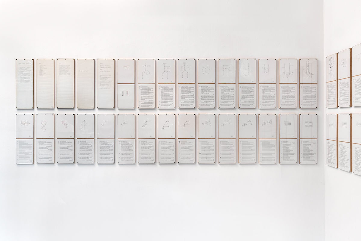 Installation views at Some Dimensions of my Lunch: Conceptual Art in Britain - Part 4: Ed Herring & Roger Palmer, Richard Saltoun Gallery, 1-28 September 2016