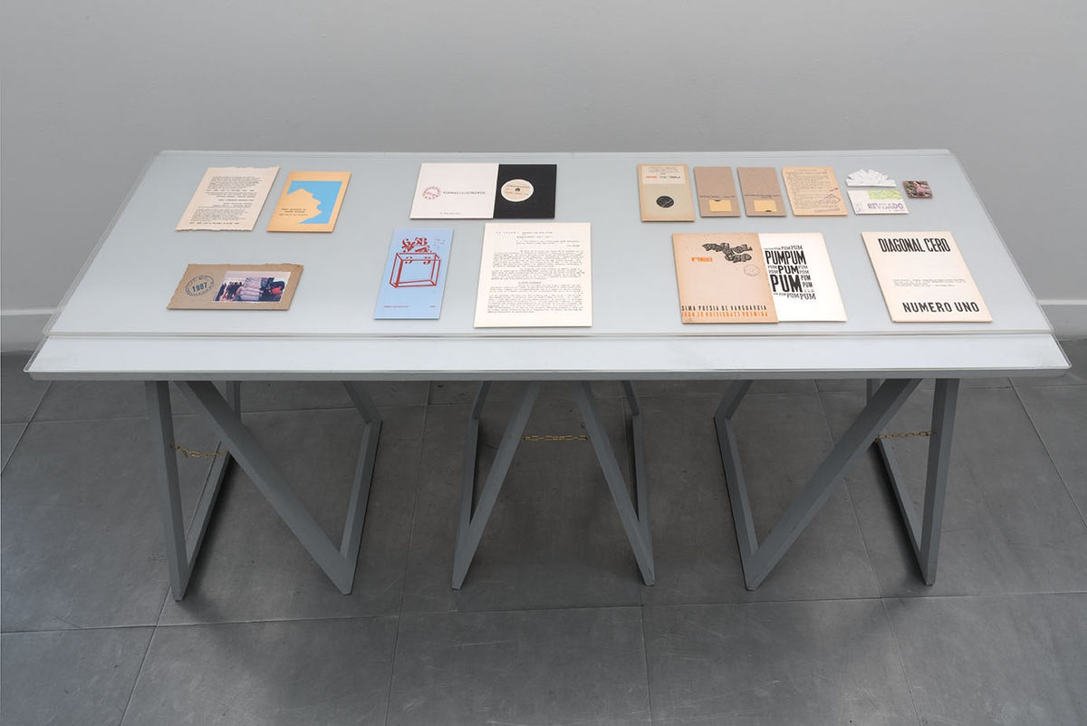 Installation view of 'Edgardo Antonio Vigo: Un Arte a Realizar'. Photo by FXP Photography.