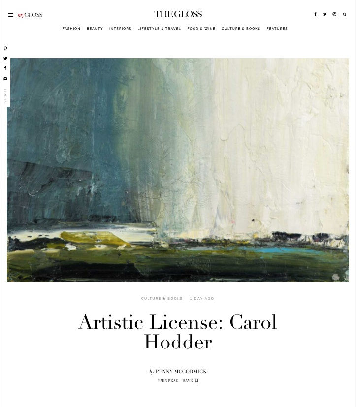 GLOSS MAGAZINE: Artistic License