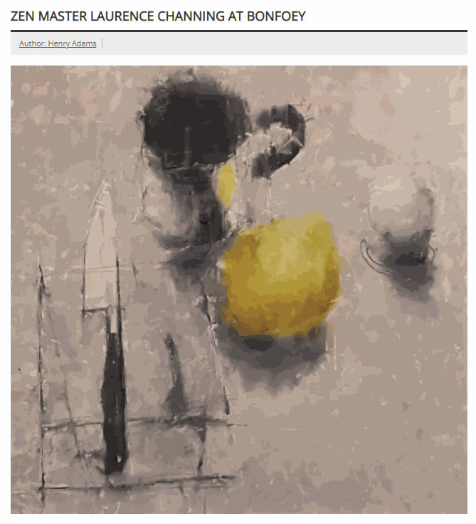 Henry Adams on Laurence Channing at Bonfoey