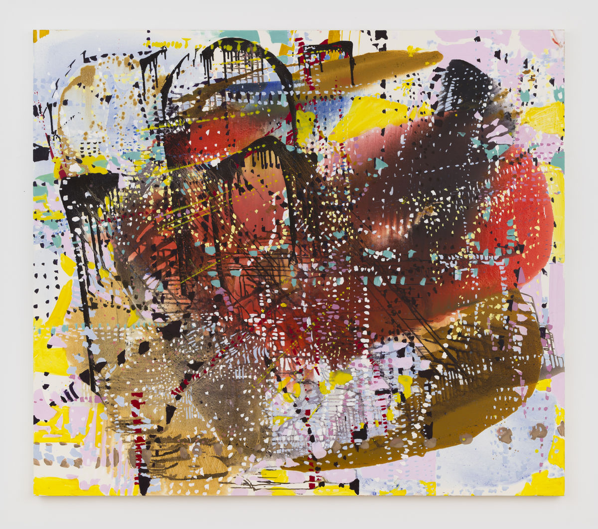 gestural abstract painting