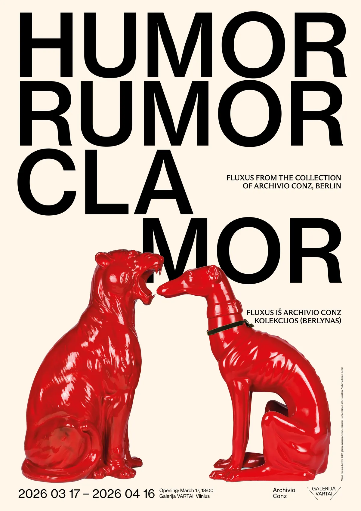 humor – rumor – clamor Fluxus from the collection of Archivio Conz, Berlin