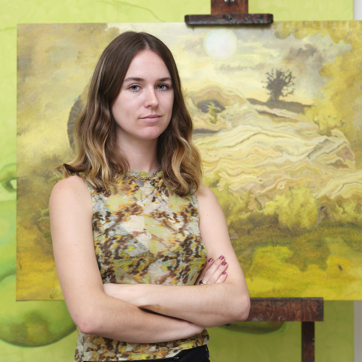 In Georg Wilson’s Paintings, the English Countryside Turns Toxic