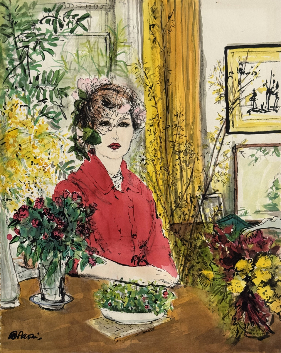 Saul Bolasni, Portrait of Woman, not dated