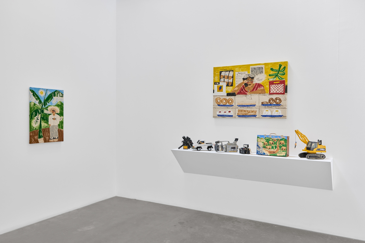 Installation view of Joshua Nazario Lugo: Allà Afuera (Out There), on view March 11 – April 11, 2026