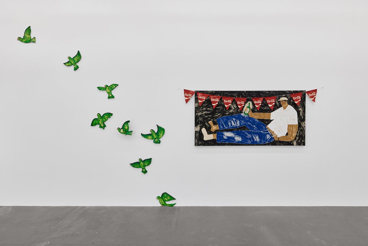 Installation view of Joshua Nazario Lugo: Allà Afuera (Out There), on view March 11 – April 11, 2026