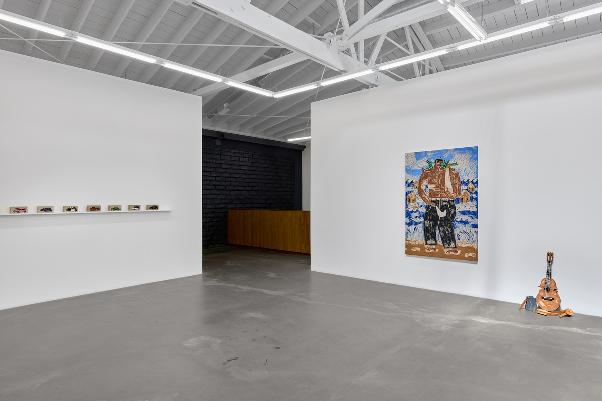 Installation view of Joshua Nazario Lugo: Allà Afuera (Out There), on view March 11 – April 11, 2026