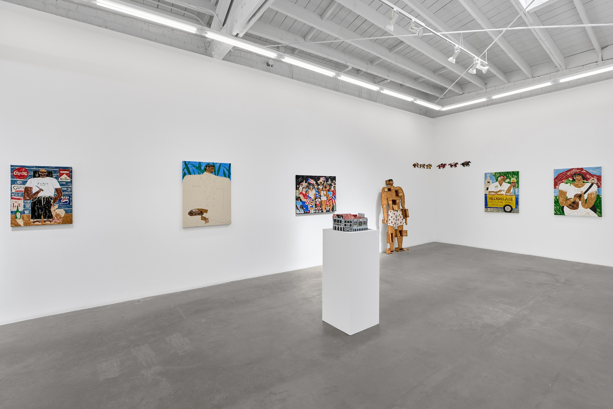 Installation view of Joshua Nazario Lugo: Allà Afuera (Out There), on view March 11 – April 11, 2026