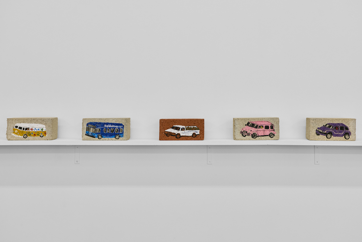 Installation view of Joshua Nazario Lugo: Allà Afuera (Out There), on view March 11 – April 11, 2026