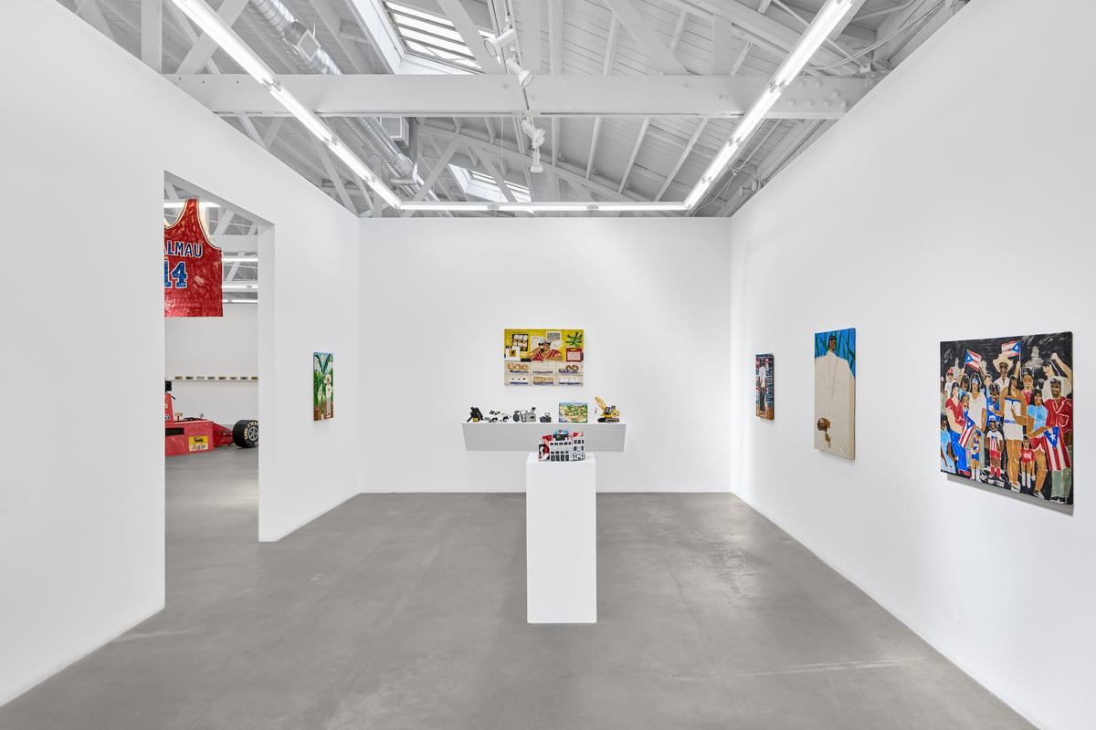 Installation view of Joshua Nazario Lugo: Allà Afuera (Out There), on view March 11 – April 11, 2026