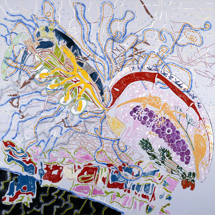 Nancy Graves Permanent Tension Painting and Sculpture Locks Gallery Arachn