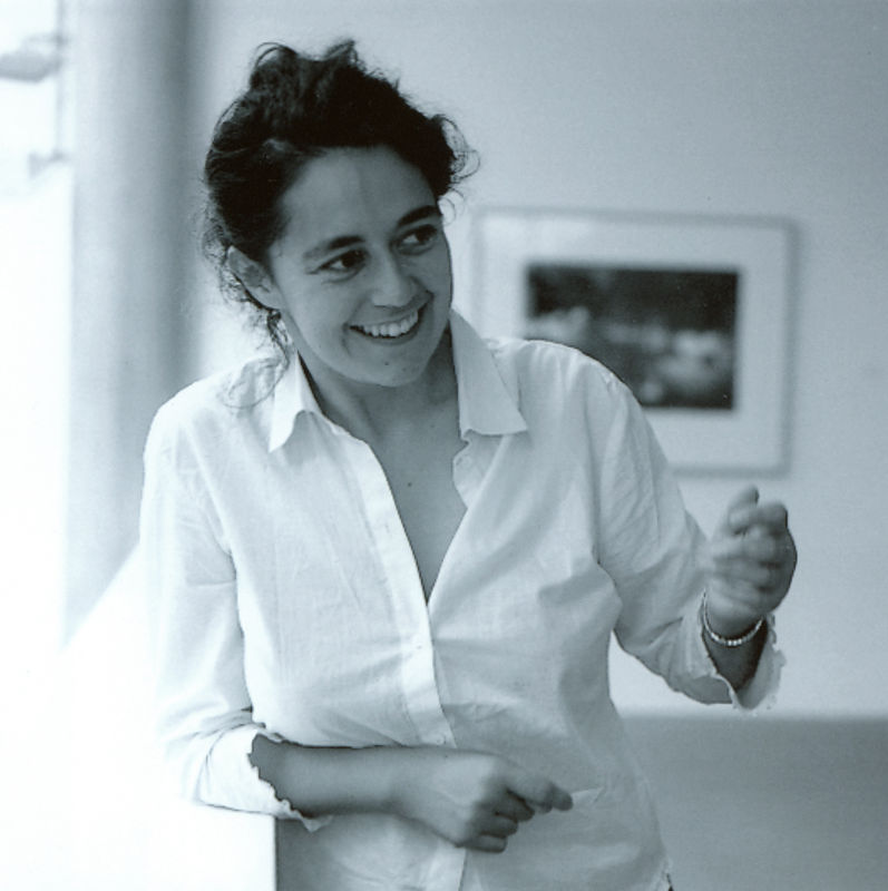 Black and white image of Tacita Dean.