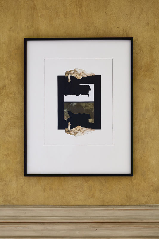 An image containing an installation view of an exhibition by Giulio Paolini