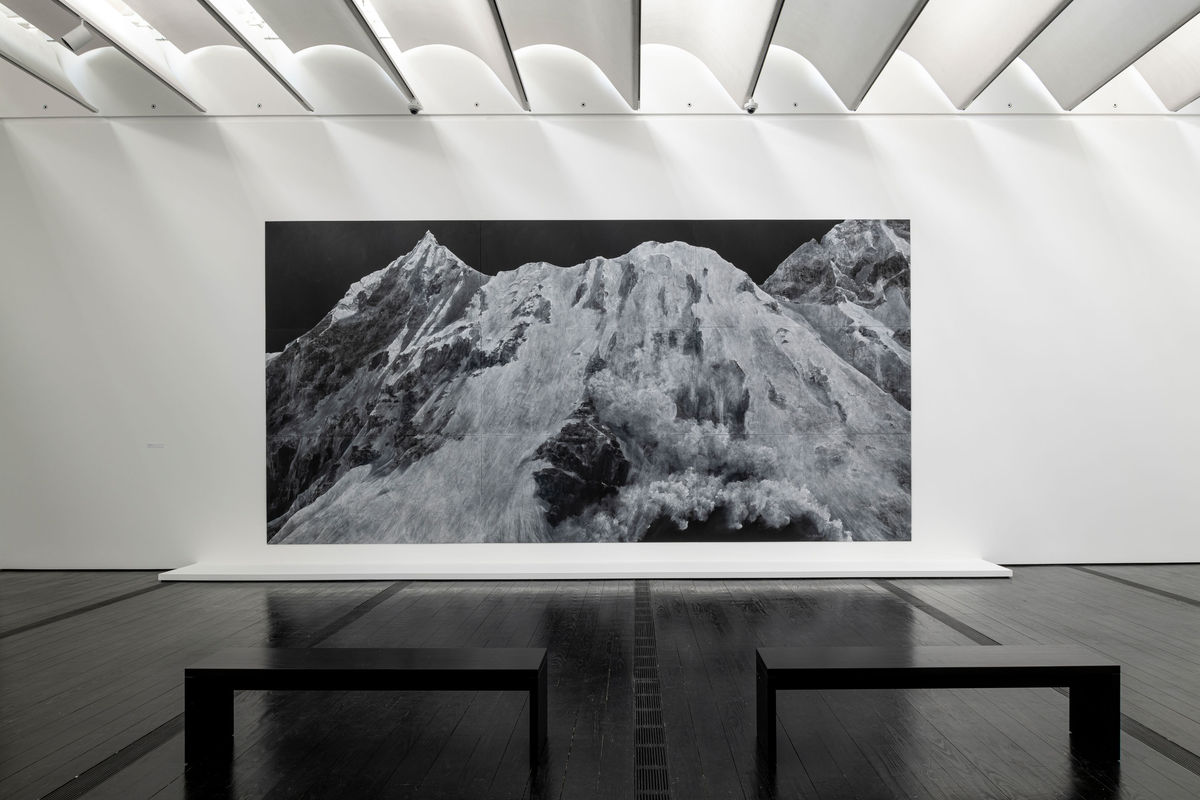 Installation view: “Tacita Dean: Blind Folly,” The Menil Collection, 2024. photo credit: Paul Hester / The Menil Collection